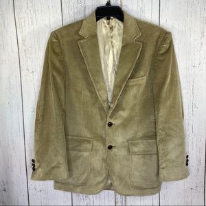 Orvis men’s blazer brown size 38s 100% cotton